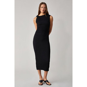 ETHIQUET MORFY Vestido sin mangas con cuello redondo y longitud midi para mujer - Product Image 1