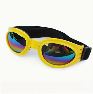 แว่นกันแดดสำหรับสุนัข แว่นตาสำหรับสุนัขพันธุ์กลางถึงใหญ่ ป้องกันลม ฝุ่น หมอก แว่นตาสำหรับสัตว์เลี้ยงพร้อมสายรัดปรับได้ - Product Image 3