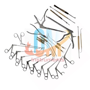 Instruments endoscopiques FESS, ensemble complet d'instruments chirurgicaux réutilisables pour la chirurgie des sinus, ORL (oreilles, nez et gorge) |   OldMed - Product Image 5