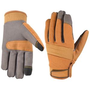 Prix usine cuir de vachette hommes travail gants de sécurité Construction industrielle sécurité conducteur gants Double paume sécurité pk - Product Image 2