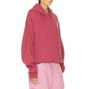 Sudaderas y Hoodies Unisex Extra Grandes para Mujer, Tejidas, de Invierno, con Logotipo Personalizado en la Parte Delantera, de Algodón/Fibra de Bambú, Manga Larga - Product Image 2