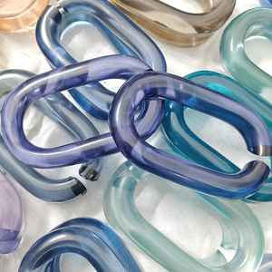 Large Size Resin Chain Links Wall Hanging Decoration <b>Room</b> <b>Divider</b> <b>Curtain</b> Accessories with Love Pattern All colour Available - Product Image 5