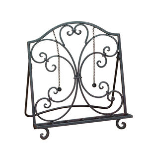 Support pour livre de cuisine en fonte, couleur crème, crème - Product Image 3