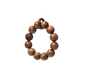 Pulsera de cuentas de madera para mujer, joyería ecológica, ropa de fiesta personalizada, precio barato, hecha en la India - Product Image 1