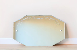 Miroir mural floral antique personnalisé, miroir de décoration artistique avec cordon de suspension, miroir de décoration de luxe à vendre - Product Image 4