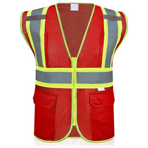 Chaleco DE SEGURIDAD reflectante transpirable de alta calidad para hombre, Material excelente utilizado para el trabajo y los viajes, recién llegado, venta al por mayor - Product Image 6
