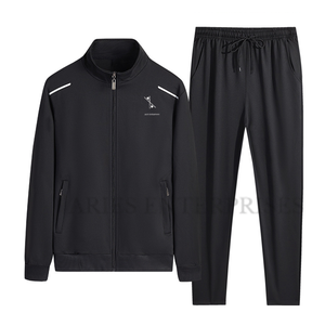 Chándal de invierno para hombre, traje deportivo para correr, entrenamiento deportivo, hecho a medida, Color sólido, de talla grande, respetuoso con el medio ambiente, transpirable - Product Image 1