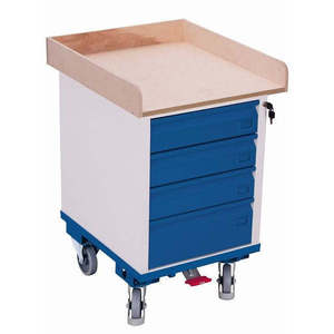 Armario de Almacenamiento para Almacén Variofit con Cajón y 1 Compartimento, Dimensiones Externas 575x660x910mm - Product Image 1