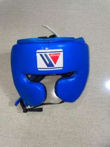 Ensemble de boxe professionnel de haute qualité pour l'entraînement des gants de Fitness en cuir de vachette véritable couleur bleue ensemble réglable MS-SS-05 - Product Image 4