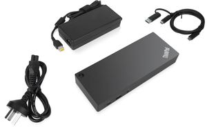 <span class=keywords><strong>Station</strong></span> d'accueil hybride USB Type-C pour ordinateur portable <span class=keywords><strong>Lenovo</strong></span> ThinkPad 40AF0135 avec adaptateur USB Type-A - Product Image 4