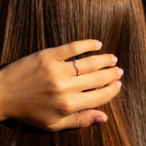 Bague classique bijoux pour femmes argent Boho Style bijoux 925 argent Sterling topaze blanche pierre précieuse bague à la main cadeau pour femme - Product Image 4