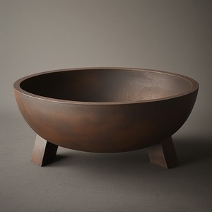 Brasero en métal élégant conçu pour la détente dans la cour, créant une chaleur confortable et un point focal visuel - Product Image 6