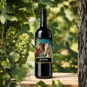 Fire Horse - Vino Rosso | 100% Syrah 13-13,5% ABV 750ml |   Vino Rosso Spagnolo Premium - Product Image 3