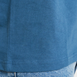 Camisetas Deportivas de hombre pesado con logotipo personalizado 100% de algodón, camisetas informales de gran tamaño con cuello redondo, pantalones cortos deportivos de algodón para gimnasio y Fitness - Product Image 6