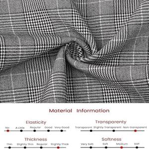 Pantalones Formales de Mujer, Corte Clásico, Ligeros, Cierre de Botones en la Cintura, Piernas Rectas de Alta Calidad - Product Image 5