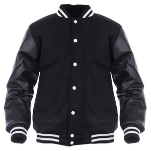 <b>Men's</b> High Quality Baseball Varsity <b>Jacket</b> <b>Long</b> Leather Sleeves for Winter Season Wholesale CollegeBaseballjacket for <b>men</b> - Product Image 1