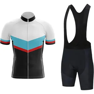 Men's Short Sleeve Cycling Jersey Custom OEM Service Wholesales Printing Breathable Lightweight Oversized Cycling Team Uniform