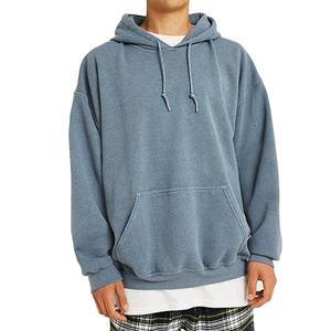 Sudadera clásica de algodón de 300 g/m² con efecto lavado ácido. Sudadera con capucha de forro polar premium de 500 g/m². Sudadera con Capucha de Bajo MOQ - Product Image 1