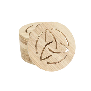 Juego de posavasos de madera natural hechos a mano, tapetes y almohadillas de mesa a granel de diseño personalizado, suministros a granel de bajo precio, compra directa al proveedor indio - Product Image 1