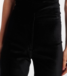 Pantalon de survêtement évasé élégant pour femme, en dentelle, coupe ample, tenue de yoga haut de gamme ODM, écologique, séchage rapide, respirant, 100 % coton - Product Image 2