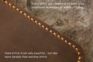 Diario de cuero recargable para profesionales, estudiantes y viajeros que usan diario de cuero genuino A5 hecho en India Unisex - Product Image 5