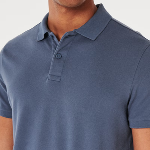 Polo d'entreprise personnalisé 98% coton 2% élasthanne Coupe ajustée Polo confortable Polo à étiquette privée - Product Image 3