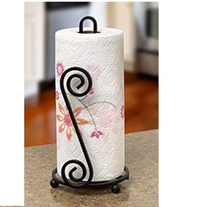 Boîte à mouchoirs de style moderne pour la décoration de la maison, des dîners et des fêtes, porte-serviettes en acier noir avec revêtement en poudre - Product Image 1
