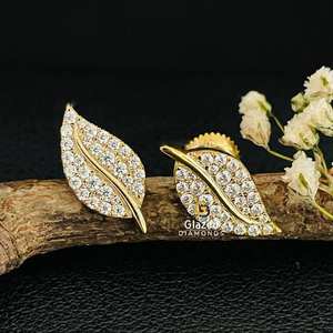 <b>Eye</b> Catching Women Jewelry Fully Iced Out Moissanite Round Brilliant Cut Diamond <b>Crafted</b> in 925 Sterling Silver With VVS Clarity - Product Image 2