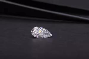 ลูกแพร์ตัดแล็บปลูกเพชร0.10ถึง2.00 CT D E VS1 VVS2 CVD หินหลวมสำหรับแหวนหมั้นและการทำเครื่องประดับ - Product Image 6