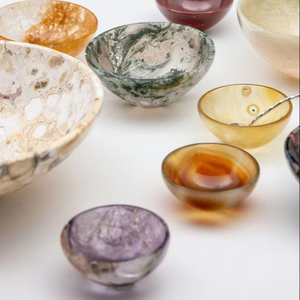 ชามเรซินเต็มพร้อมฐานสำหรับช็อกโกแลตลูกอมขนมหวานและเครื่องประดับใช้ทำมือสีสันสดใส - Product Image 1