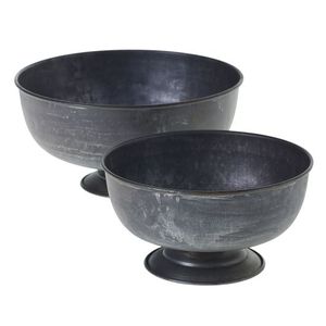 Juego de cuencos de Metal con diseño martillado para flores y plantas, Decoración de mesa de boda, chapado en oro, 3 tazones decorativos - Product Image 6