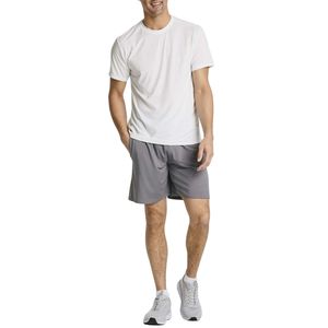 กางเกงขาสั้นวิ่งลำลองผู้ชายไซส์ใหญ่ มีเชือกผูกด้านหน้าและด้านหลัง น้ำหนักเบา แห้งเร็ว ระบายอากาศได้ดี ยืดหยุ่น สวมใส่สบาย - Product Image 6