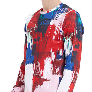 Sweat-shirt pour hommes sur mesure Nouveau design 100% coton polaire à col rond vêtements d'hiver avec motif imprimé - Product Image 3