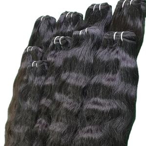 Para la máquina de extensiones de cabello Remy virgen indio crudo, cutícula de doble trama alineada, estilo de onda Natural, todos los colores adecuados - Product Image 4