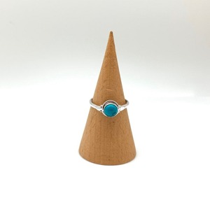 Joyas de piedras preciosas turquesas para mujer, anillo de estilo bohemio de plata, joyería de plata de ley 925, anillo hecho a mano de tendencia, Regalo para mamá - Product Image 4