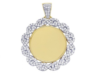 Élégant S925 Argent Avec Moissanite Pierres Personnalisé Photo Mémoire Pendentif Cadeau Parfait pour Hommes Femmes Anniversaire De Mariage Anniversaire - Product Image 1
