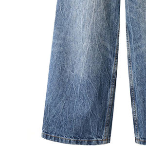 Pantalones de Mezclilla para Niños, Corte Moderno y Ajustado, Cierre de Botones, Pierna Ancha, Estilo Moderno, Mezcla de Mezclilla Suave al Tacto, Alta Calidad, Elásticos - Product Image 3