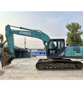 Excavatrice sur chenilles d'occasion Kobelco SK250D 25 tonnes, bon état, avec pelle et brise-roche, vente à prix avantageux - Product Image 2