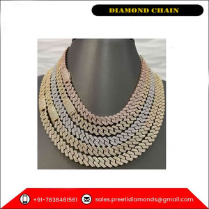 <b>Top</b> Selling Luxury Anniversary Wedding Fashion Jewellery 10K Gold Miami Cuban <b>Chain</b> Diamond <b>Chain</b> - Product Image 3