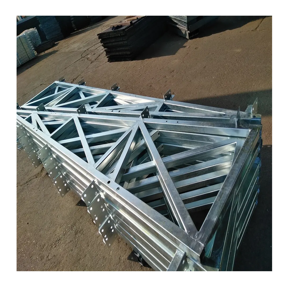 Gegalvaniseerde Metalen Bouwmaterialen Web Building Systeem Dak Truss Balken