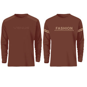 T-shirt à manches courtes unisexe décontracté 100% coton léger en tricot de soie sérigraphié avant 3D respirant grande taille - Product Image 1