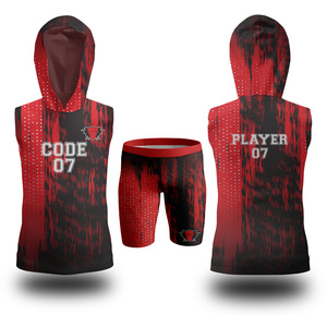 Uniformes de fútbol de bandera americana con logotipo personalizado, conjuntos de camisetas transpirables 7V7 7on7, ropa de fútbol de diseño personalizado de talla grande para niños - Product Image 6