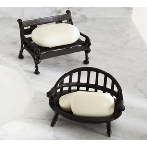 Artisanat en fer forgé Porte-savon en finition argentée Parfait pour les hôtels, les villas et les maisons Utilisation dans les salles de bain Porte-savon - Product Image 4