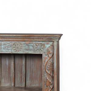 <b>Rustic</b> Wooden Bookshelf for Home Office Living Room Bedroom School Hotel with Durable Metal Construction Bookcases <b>Cabinet</b> - Product Image 5