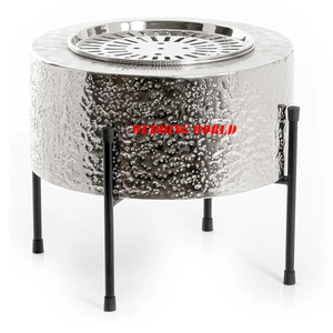 Dallah Heater เครื่องทำโลหะทรงโค้งมน,เครื่องทำโลหะ Dua ฮีตเตอร์เคลือบทองดีไซน์ใหม่ล่าสุด - Product Image 6
