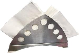 Porte-serviettes de bar en acier inoxydable de luxe, design moderne, base lourde, prise stable, idéal pour les bars, les restaurants, les hôtels et l'usage domestique - Product Image 3