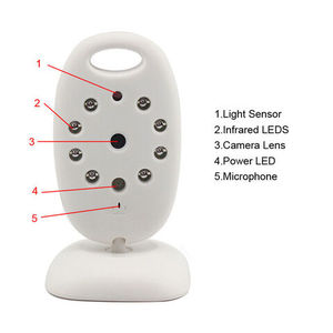 Meilleure qualité 2.4 ''LCD bébé caméra moniteur sans fil vidéo numérique intelligent bébé moniteur avec caméra Vision nocturne pour la vente en gros - Product Image 2