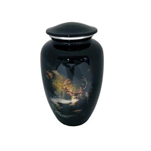 ชุดรูปแบบสีดำทันสมัยสำหรับผู้ใหญ่ขนาด10.5นิ้วทำจากอลูมิเนียมเคลือบสำหรับงานศพ - Product Image 1