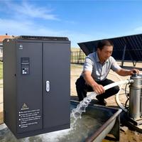 Variateur de fréquence (VFD) solaire EV510 250 kW triphasé 380 V pour pompe à eau, avec MPPT 99,5 % et démarrage progressif, pour drainage minier à grande échelle