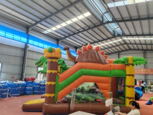 Tobogán Inflable de PVC Resistente con Forma de Dinosaurio, Castillo Inflable Comercial para Niños, Equipo de Juegos para Patio de Recreo - Product Image 4